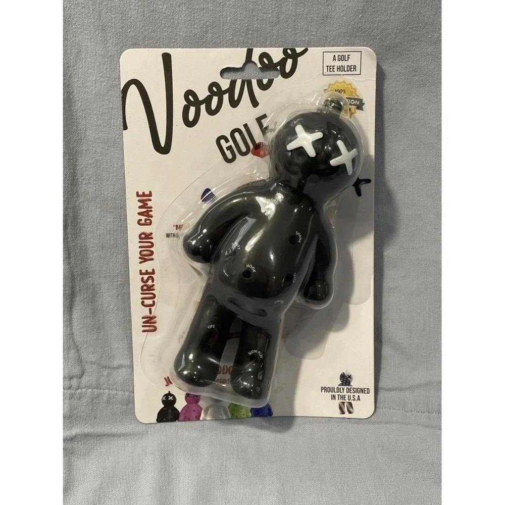 NEW Voodoo Golf Tee Holder - Holds 8 Tees - Unique & Fun Golf Accessory Keychain
